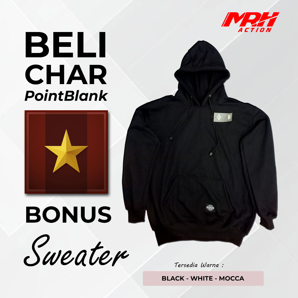 Char PointBlank B1 FC++ QC 60 Day Bonus Premium เสื้อฮู้ดธรรมดา