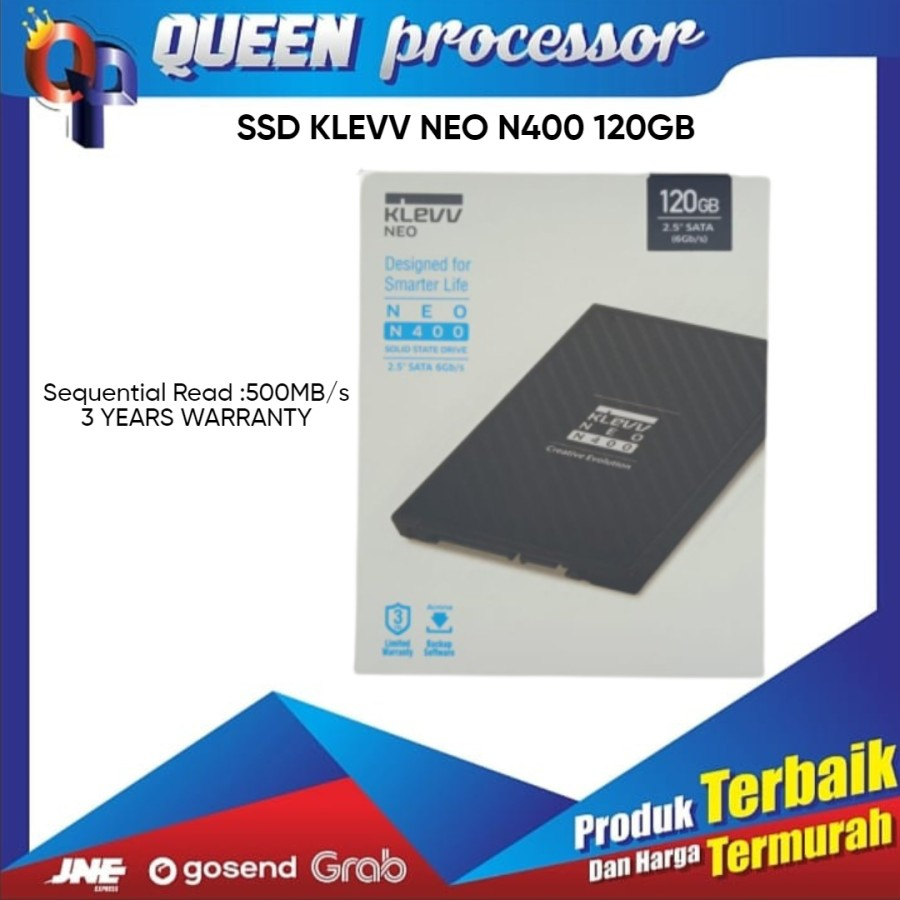 SSD KLEVV SSD NEO N400 120GB / SSD 120GB ผลิตในเกาหลีรับประกัน 3 ปี