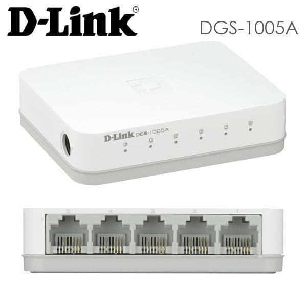 D-LINK DGS-1005A SWITCH HUB GIGABIT 5-Port DLINK DGS1005A 5 พอร์ต