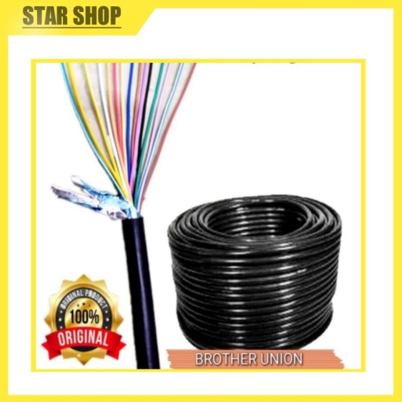 สายบรรจุ 15+1 ground 24 AWG BROTHER UNION data Cable บรรจุ 15