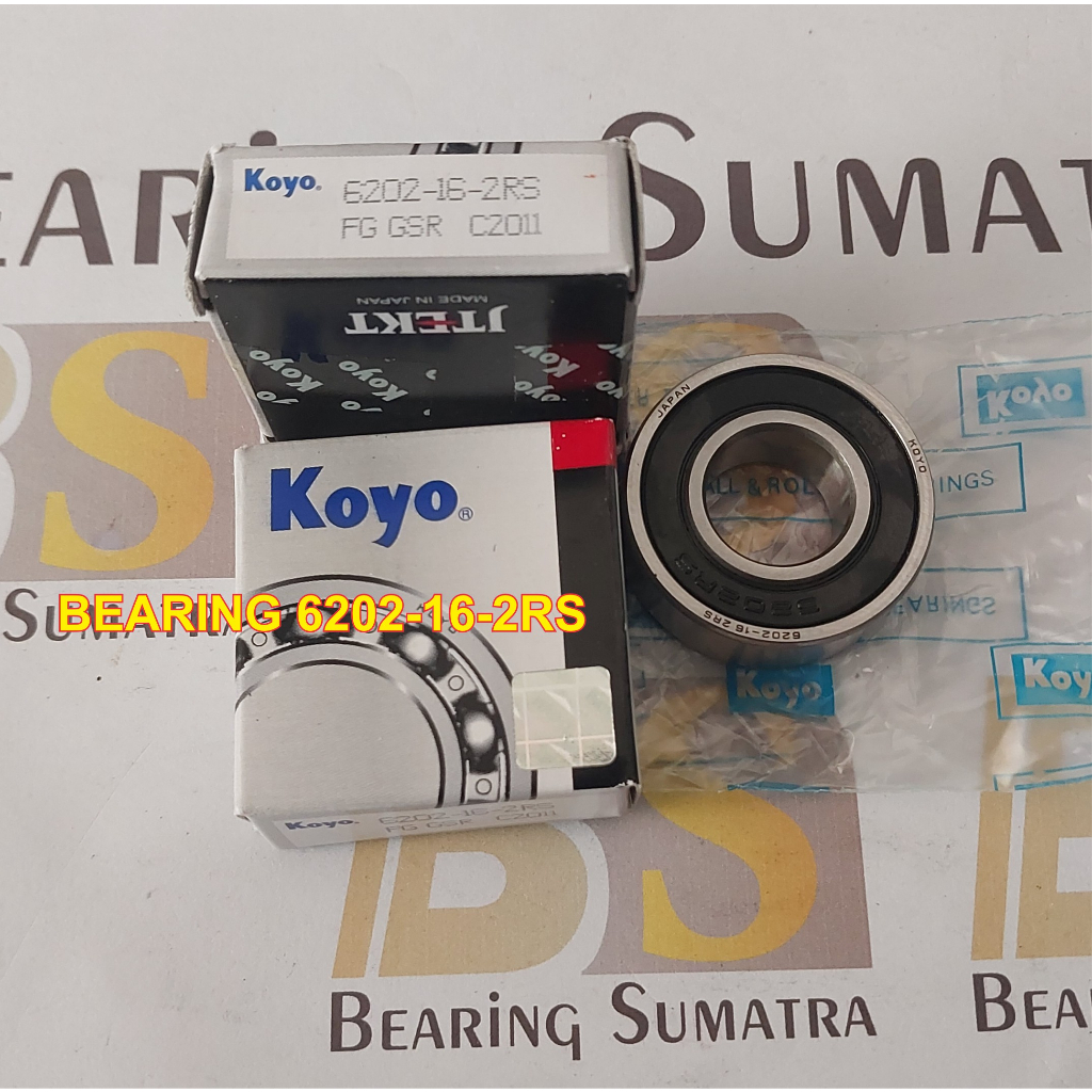 KOYO แบริ่ง 6202 16mm 2RS แบริ่ง 6202-16-2rs