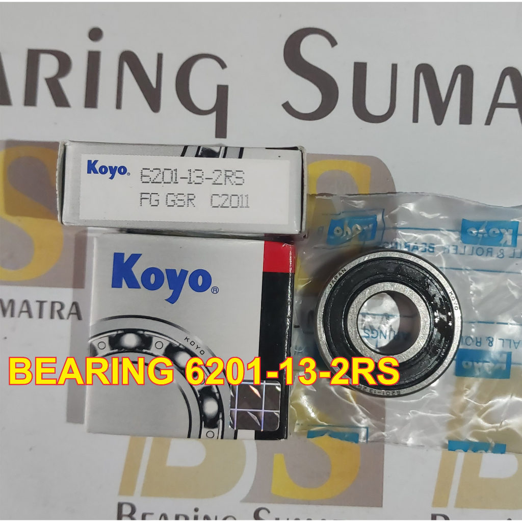 KOYO แบริ่ง 6201-13mm 2RS แบริ่ง 6201-13-2rs