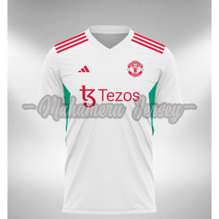 เสื้อกีฬาแขนสั้น ลายทีม Jersey MU 2023 2024