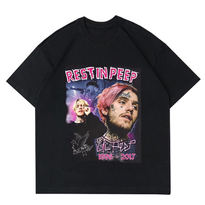 เสื้อยืด สไตล์วินเทจ "REST IN PEEP 1996-2017" |เสื้อยืด ลาย Lil PEEP VINTAGE| เสื้อยืด พิมพ์ลาย Rap TEE VINTAGE สําหรับผู้ชาย
