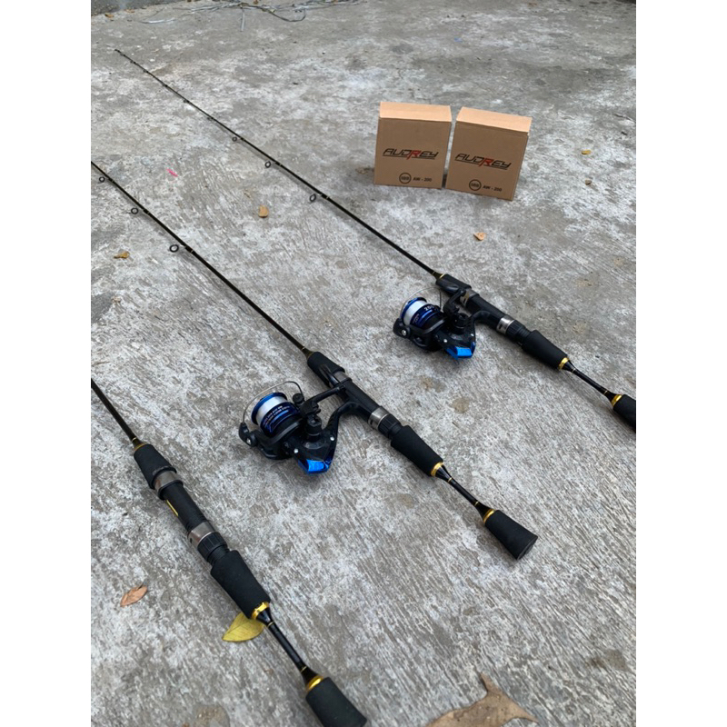 Jora คันเบ็ดตกปลา UL ULTRALIGHT 120 ซม. 1-3LB MAX 3 กก. และท่อ PVC บรรจุฟรี