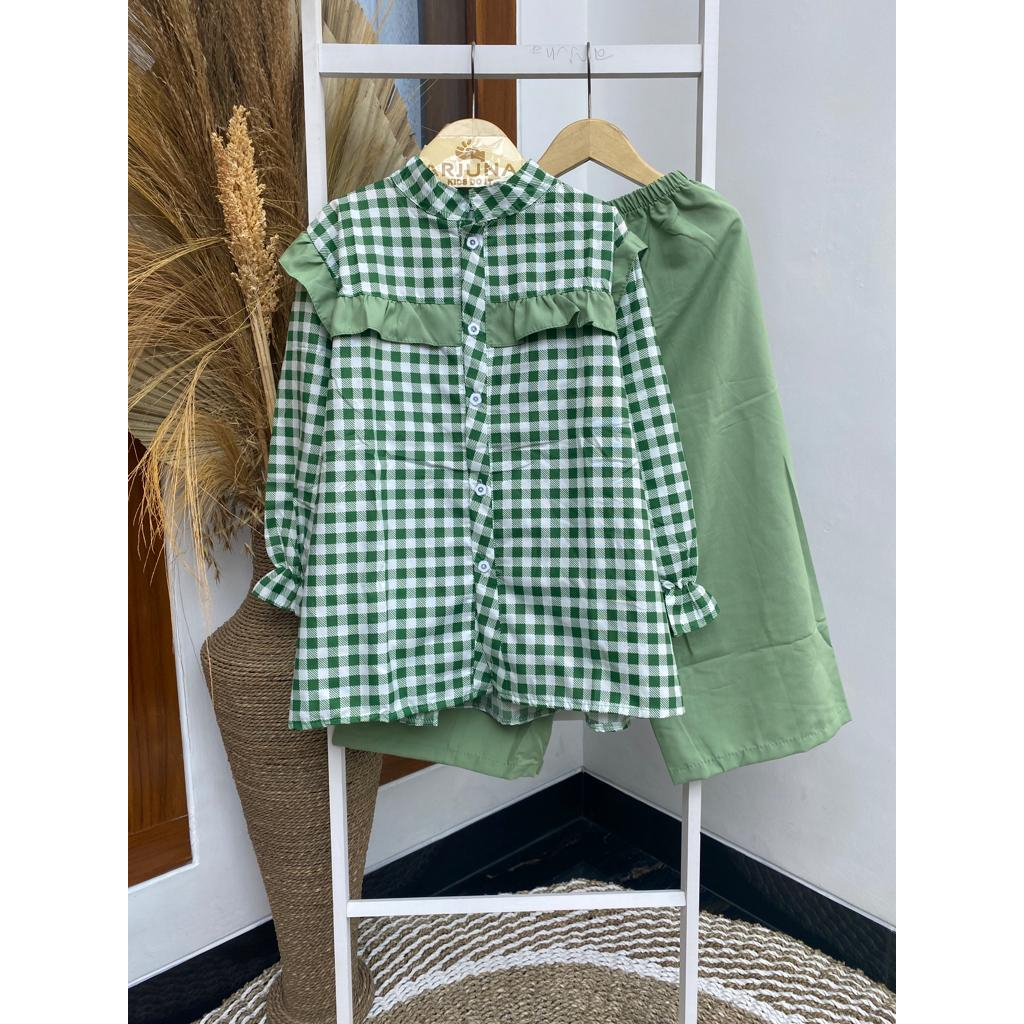 Arjuna SET AMEENA/ONE SET AMEENA/ชุดเด็กผู้หญิง/ชุดมุสลิมเด็กผู้หญิง