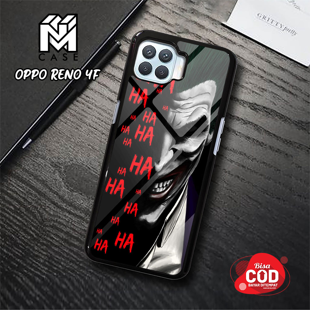 เคส NM - เคส Oppo Reno 4F ล่าสุด - 37 - เคสแฟชั่น Joker Casing Hp Case Softcase Hardcase Back Protec