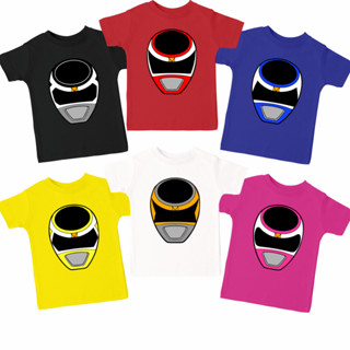 เสื้อยืด พิมพ์ลายอนิเมะ Sakazuki POWER RANGERS LOST IN SPACE สําหรับเด็ก