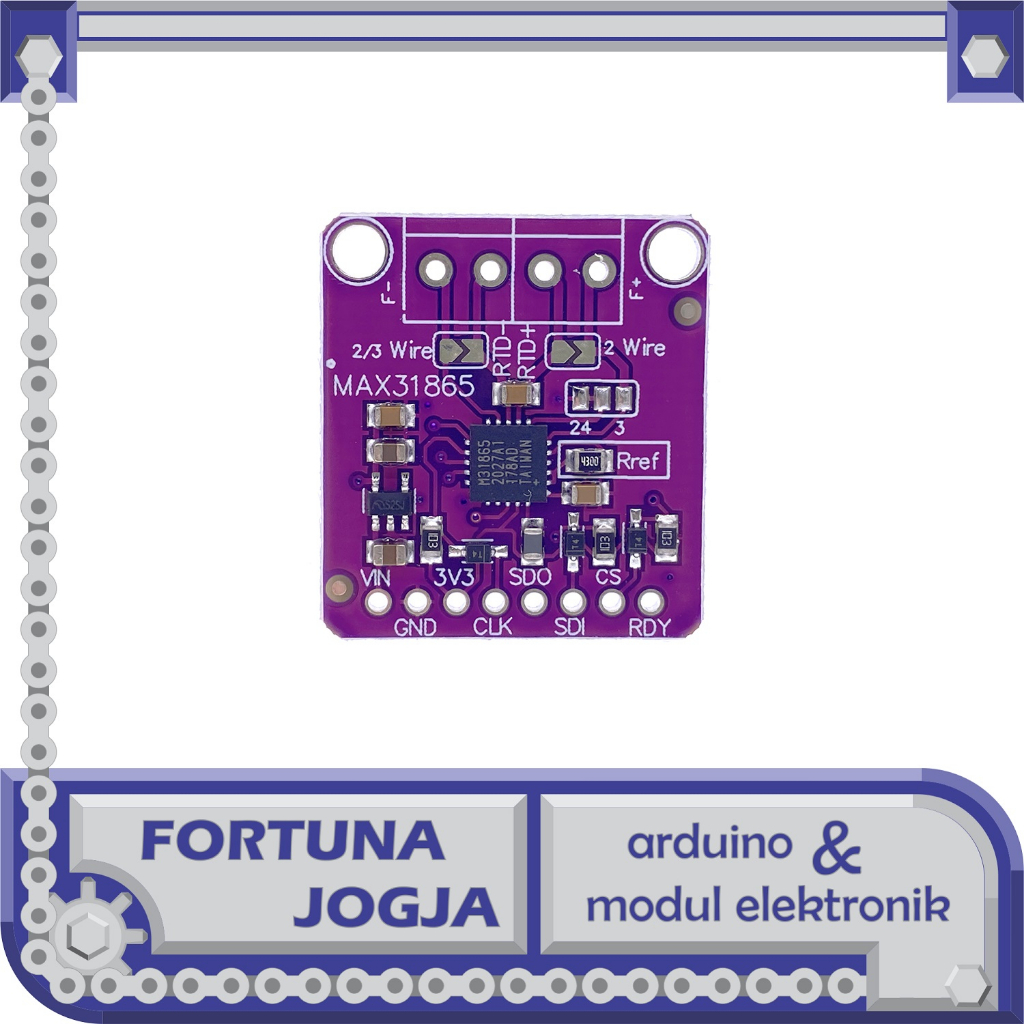 MAX31865 RTD PT100 PT1000 โมดูลควบคุมอุณหภูมิแบบดิจิตอล