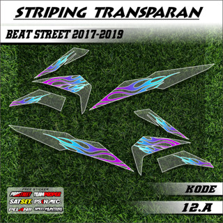 สติกเกอร์ใส BEAT STREET STRIPING /ESP BEAT FI 2017-2019 รหัส 125