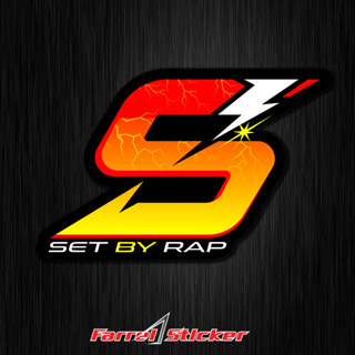 ชุดสติกเกอร์โลโก้ Rap S setbyrap