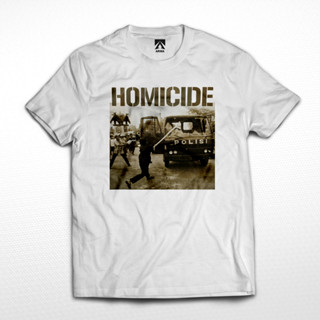 เสื้อยืด พิมพ์ลาย Semiotika HOMICIDE BAND สไตล์ฮิปฮอป สําหรับผู้ชาย และผู้หญิง