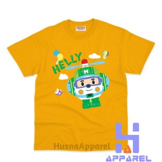 เสื้อยืด พิมพ์ลาย Robocar POLI HELLY สําหรับเด็ก