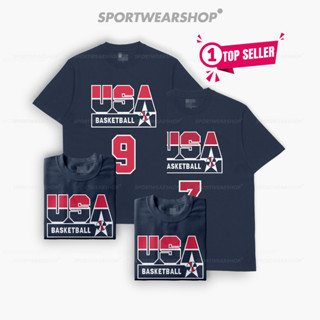 เสื้อยืดบาสเก็ตบอล พิมพ์ลาย NBA USA 1992 Micheal Jordan And Dream Team สไตล์คลาสสิก สําหรับผู้ชาย และผู้หญิง