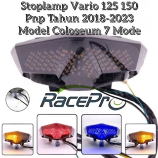 ไฟเบรกหลัง Vario 8 Stop Lamp Modes Vario 125 150 New 2018-2023 WD108 Model Stoplamp Rear Brake Lamp Vario 125 150 New 2019 คุณภาพดีที่สุด