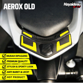 Hayaidesu ฝาครอบป้องกันไฟหยุดด้านบน คาร์บอน อุปกรณ์เสริม สําหรับ AEROX OLD