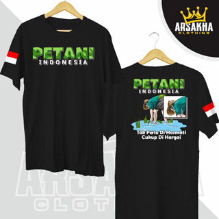 เสื้อยืด ลาย Indonesian Rice Paddy Young Farmers v2 Distro สําหรับผู้ชาย