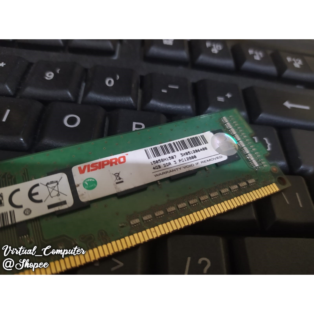 ชิปเซ็ต Ram pc โดย Visipro DDR3 1*4GB Samsung 1600Mhz pc-12800