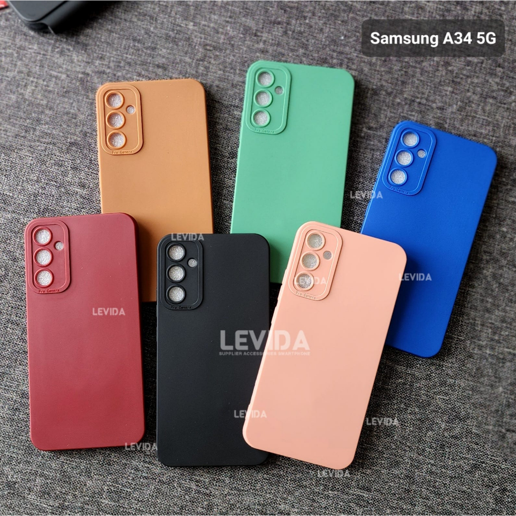 Samsung A34 5g Samsung A54 5g Samsung A24 Softcase procamera Silicon Matte case Samsung A34 5g Samsu