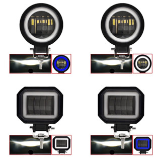 (BSM Variations) ไฟสปอตไลท์ LED 4 ตา 4 ตา - กล่องกลม และทไวไลท์ - เลนส์กระพริบ 4D