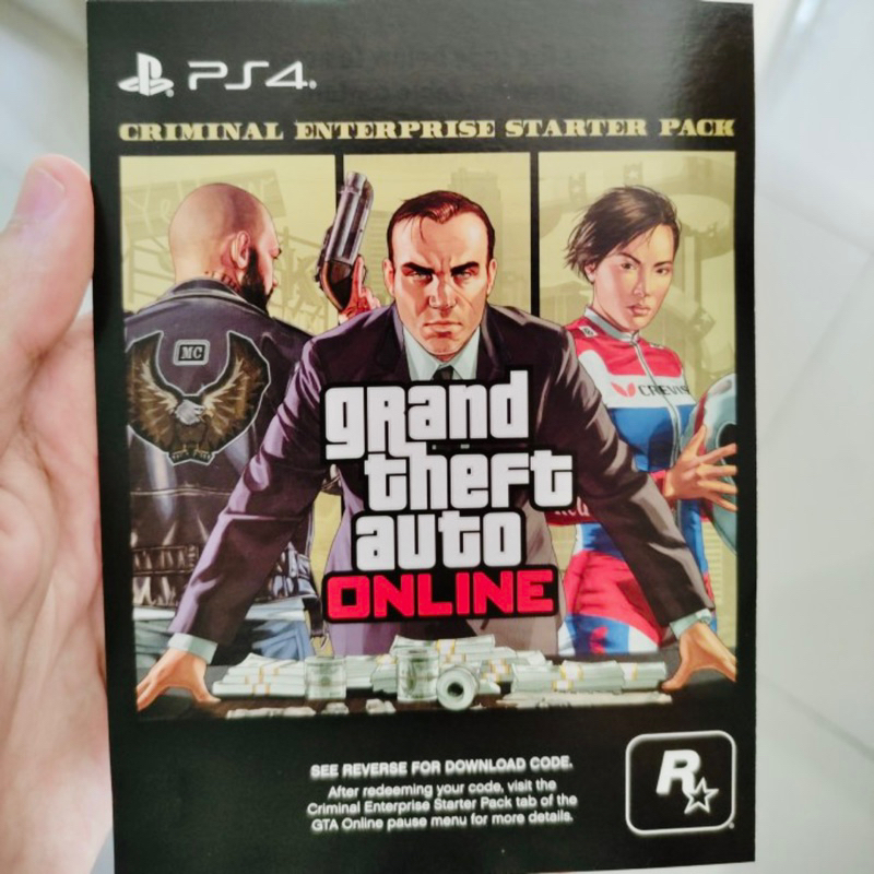Dlc GTA V PS4 ชุดสตาร์ทเตอร์อาชญากร DLC GTA 5 Reg 3 Asia PS4 DLC Grand Theft Auto V PS4 Region 3 reg3 gtav gta5 autov auto5 Premium edition โค้ดแลกรหัสกก