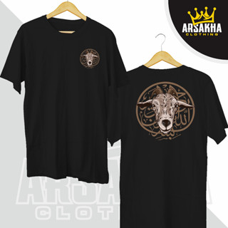 ใหม่ล่าสุด เสื้อยืด พิมพ์ลาย Eid Al-Adha Goat Head v2s Distro - Arsakha