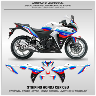 สติกเกอร์ CBR CBU BMW TRI COLOR HONDA CBR CBU สําหรับติดตกแต่งรถจักรยานยนต์