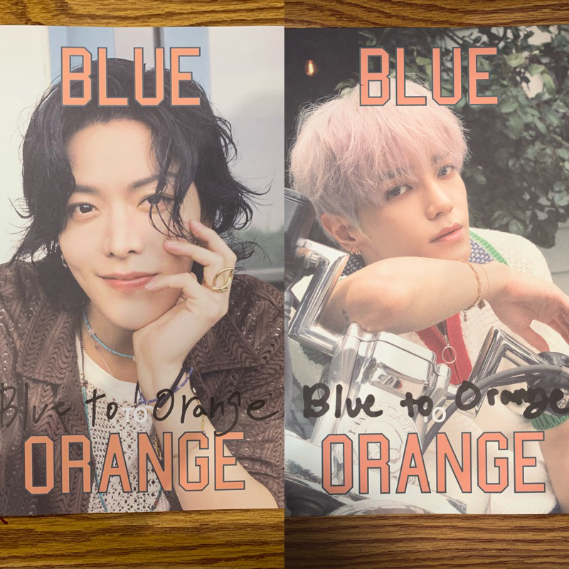 โปสเตอร์พับ BLUE TO ORANGE NCT 127 TAYONG YUTA