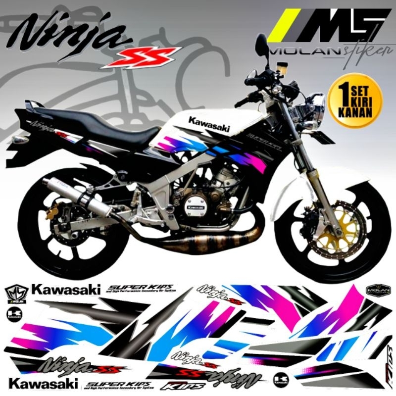 สติ๊กเกอร์รูปลอก Striping Variation Ninja SS 150 SE Special Limited Edition Ninja Ss 2010-2011-2012-