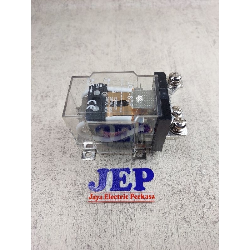 RELAY 60A 220VAC JQX 60F รีเลย์ 5 ขา 60A 220Vac