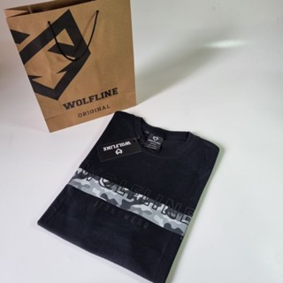 เสื้อยืดผ้าฝ้าย พิมพ์ลาย Wolfline army Tiedye 24s พรีเมี่ยม สําหรับผู้ชาย