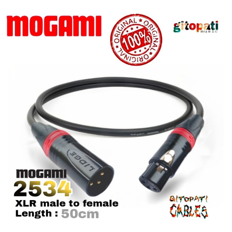 MOGAMI 2534 XLR ตัวผู้เป็นตัวเมีย 50ซม