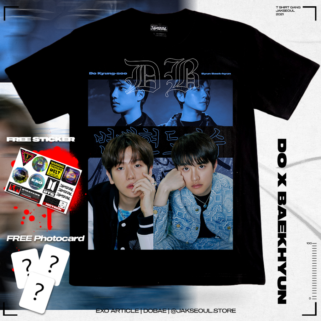 เสื้อยืด EXO DO Baekhyun โดย Jakseoul