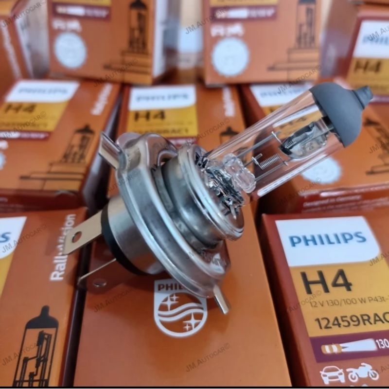 H4 55/60W 90/100W PHILIPS 12V หลอดไฟหน้า taft gt hiline ยี่ห้อ PHILIPS L300 หลอดไฟหน้า PHILIPS ยี่ห้