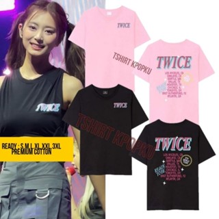 เสื้อยืด พิมพ์ลายทัวร์โลกครั้งที่ 5 3 มิติ สไตล์เกาหลี สําหรับผู้หญิง