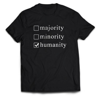 เสื้อยืด พิมพ์ลาย HUMANITY FIRST สําหรับผู้ชาย และผู้ใหญ่