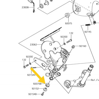 ยางกันกระแทก สําหรับ Kawasaki W175