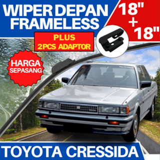 [Pair] ชุดอะแดปเตอร์ที่ปัดน้ําฝน ด้านหน้า ซ้าย และขวา 2 ชิ้น สําหรับ TOYOTA CRESSIDA 2 ชิ้น