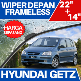 [คู่] ชุดที่ปัดน้ําฝน กรอบด้านหน้า ซ้าย และขวา HYUNDAI GETZ SET 2 ชิ้น