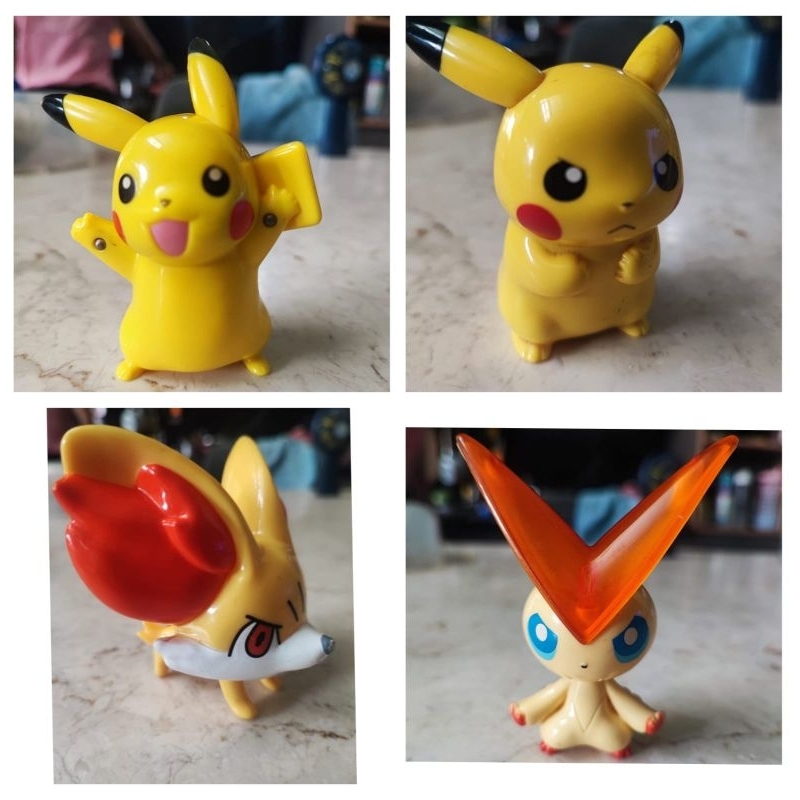 Happy Meal ของขวัญโปเกมอน Happy Meals ของเล่น Mcd Burger Kings Pokemon Zekrom Pikachu HM