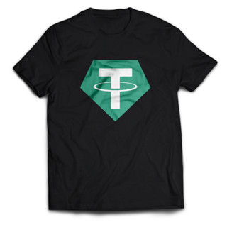 เสื้อยืด พิมพ์ลาย TETHER USDT Coin Crypto สําหรับผู้ชาย และผู้ใหญ่