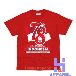 เสื้อยืด ลาย Indonesian Independence August 17th สําหรับเด็ก