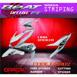 สติกเกอร์ ลาย BEAT STRIPING BEAT Fire HOT WHEELS COPY ORACAL สําหรับติดตกแต่ง