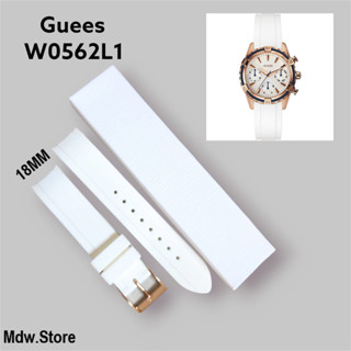 Guess สายนาฬิกาข้อมือยาง สําหรับผู้หญิง W0562L1 W0562L2 W0562L3