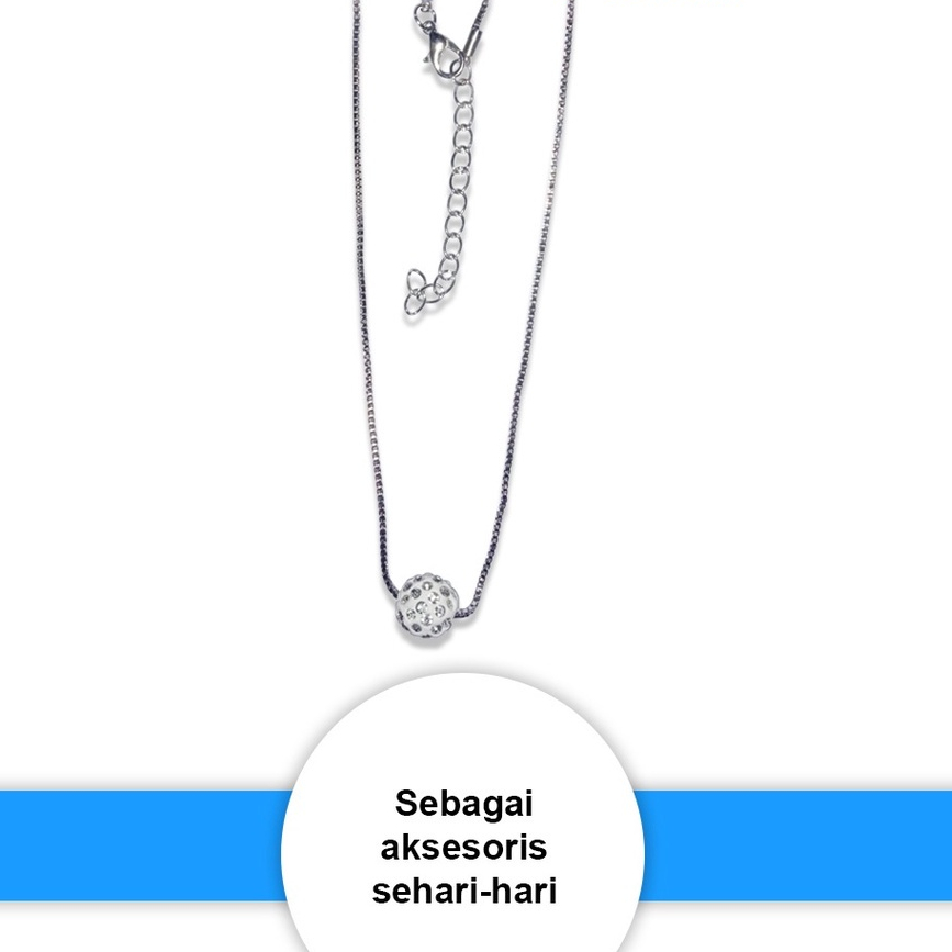 สร้อยคอคริสตัลสแตนเลส H16 Nels Boutique Cool จี้สร้อยคอรอบ Ball Motif เครื่องประดับหรูหราหญิงแฟชั่น 