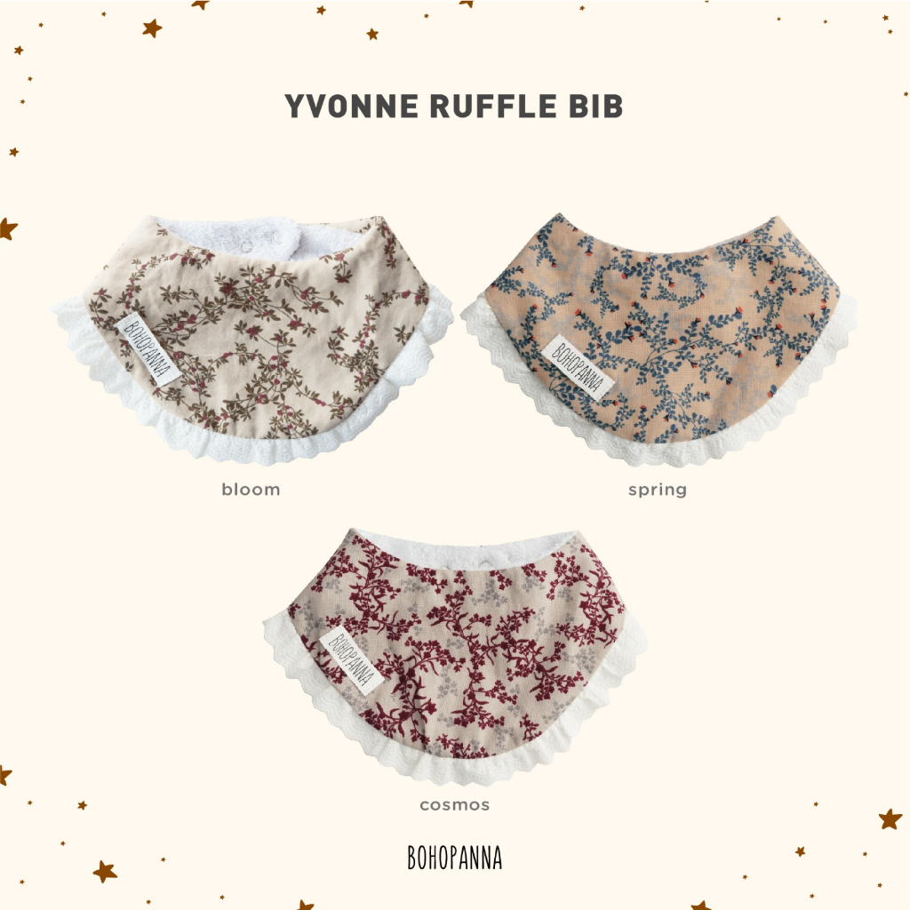 Bohopanna Yvonne Ruffle Bib