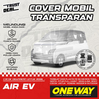 ผ้าคลุมรถยนต์ พลาสติกใส กันน้ํา แบบหนา สําหรับ Wuling Air EV