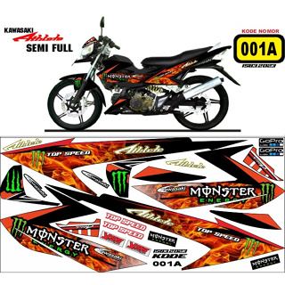 สติกเกอร์ ลายกราฟฟิค Kawasaki Athlete striping สําหรับติดตกแต่ง