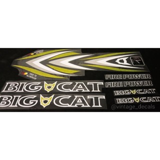 สติกเกอร์ ลาย BIG CAT bigcat fire power สําหรับติดตกแต่งรถจักรยาน