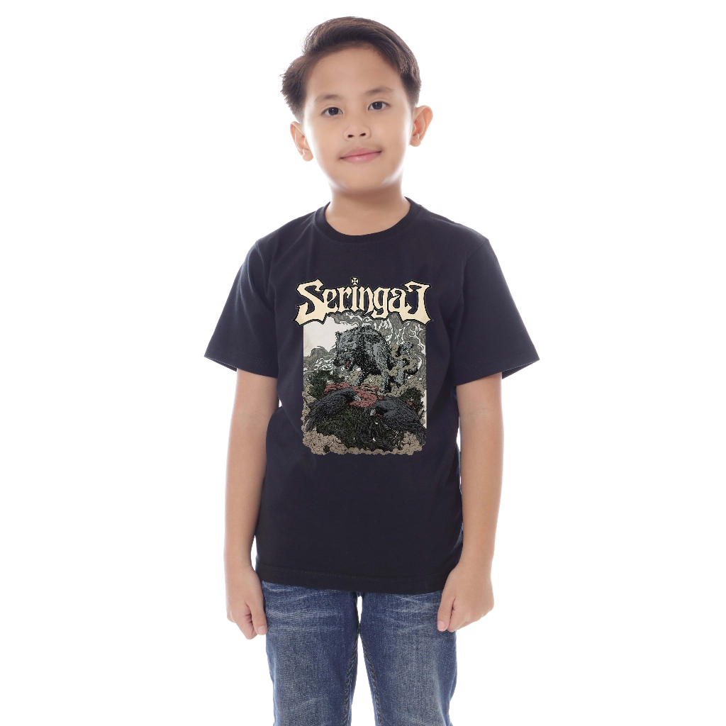 Katun Children& 39;s BAND T-SHIRTS/Spine MUSIC COTTON T-SHIRTS AGE 1-12 ปี